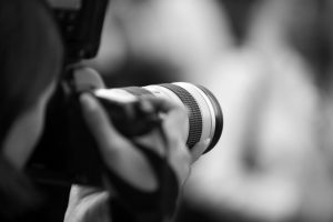 Photographer taking pictures